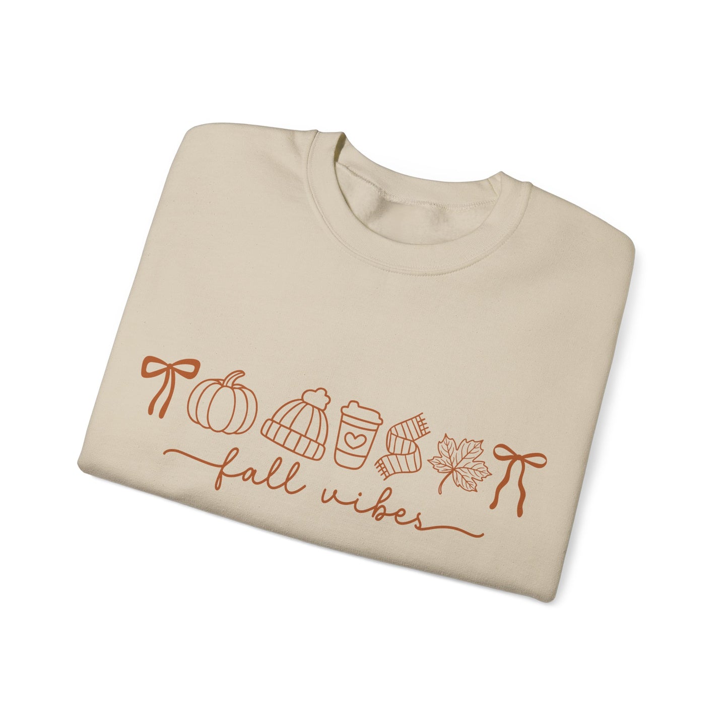 Embroidered Fall Vibes Sweatshirt