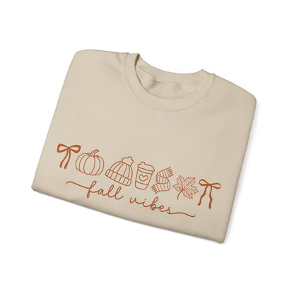 Embroidered Fall Vibes Sweatshirt