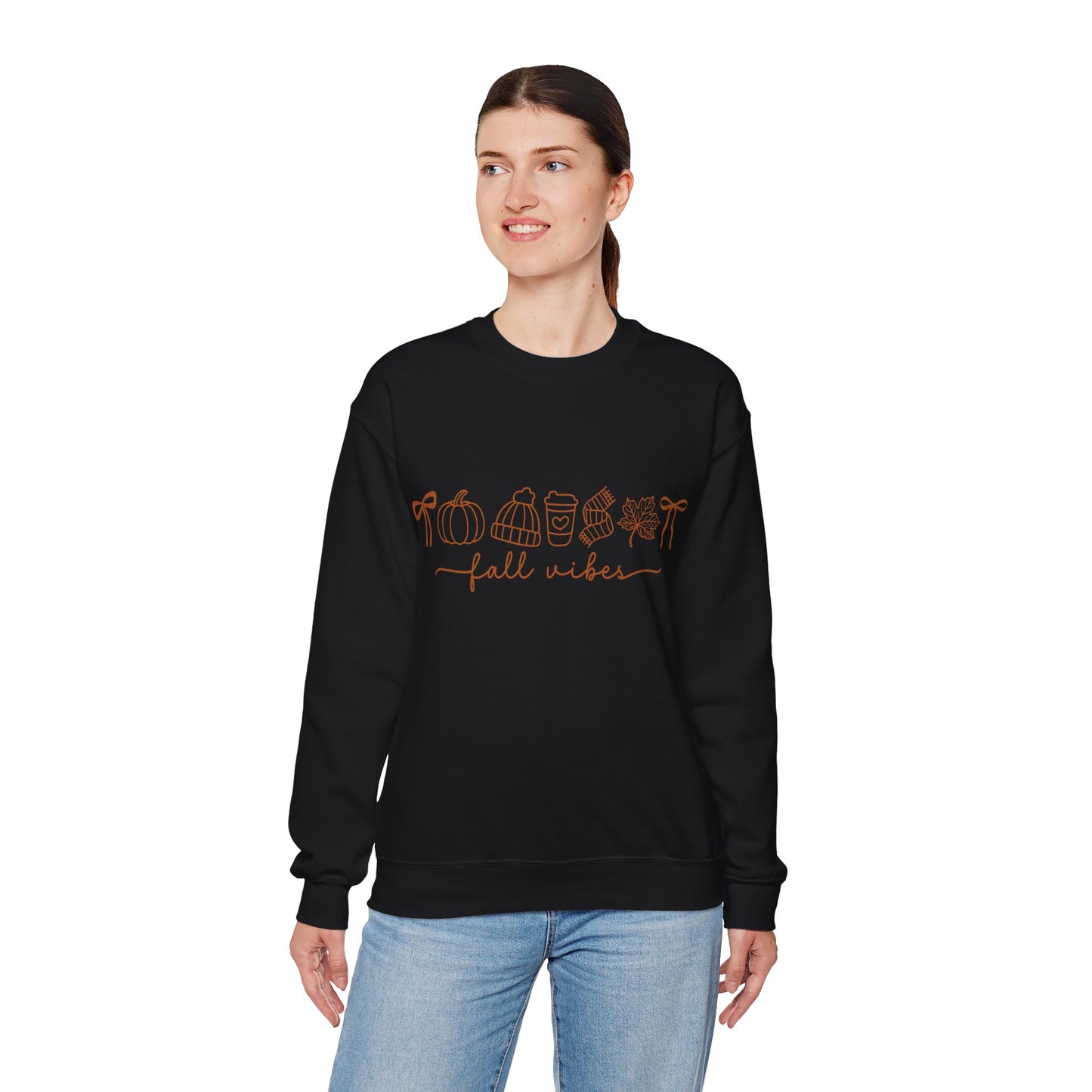 Embroidered Fall Vibes Sweatshirt