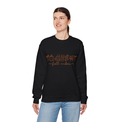 Embroidered Fall Vibes Sweatshirt