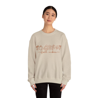 Embroidered Fall Vibes Sweatshirt