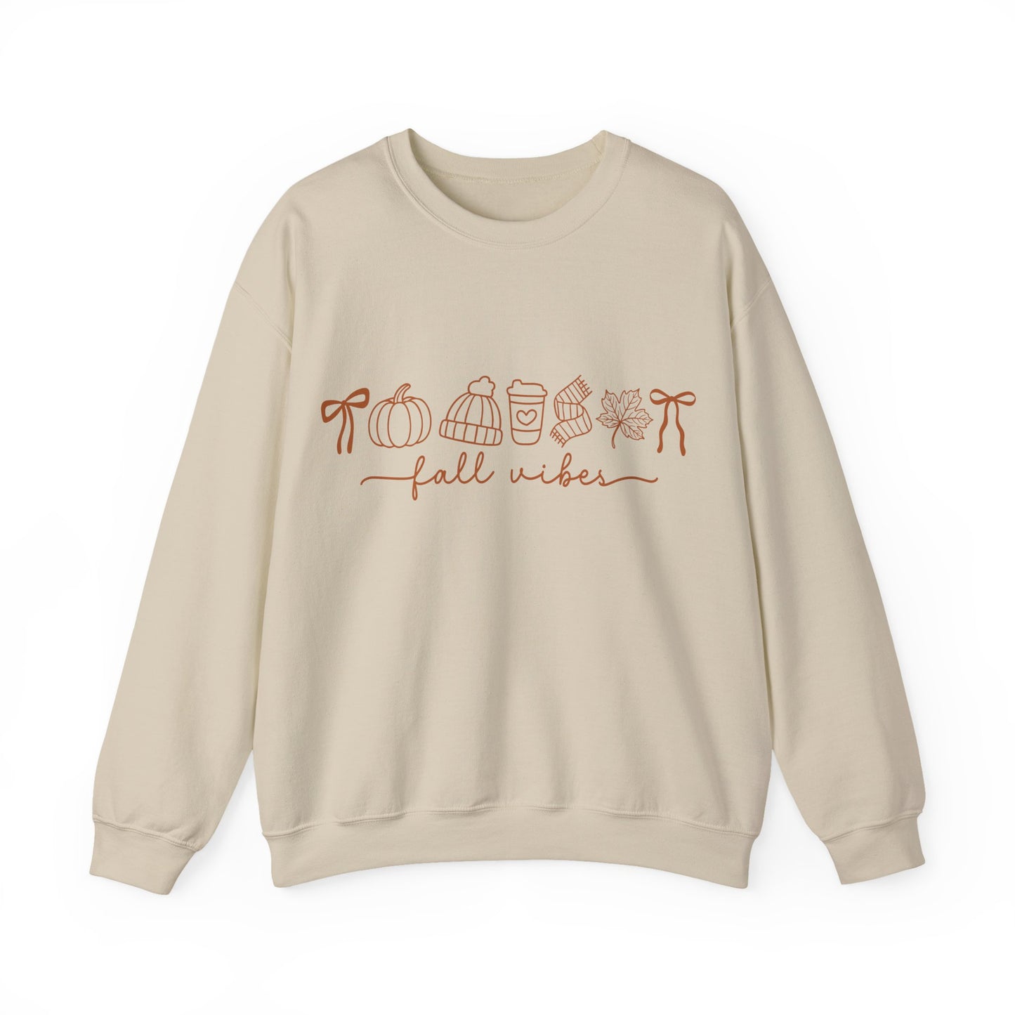 Embroidered Fall Vibes Sweatshirt