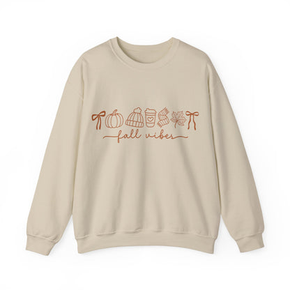 Embroidered Fall Vibes Sweatshirt