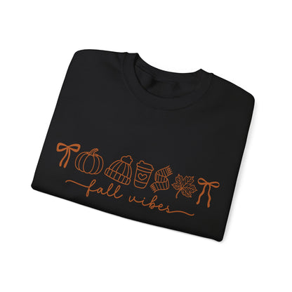 Embroidered Fall Vibes Sweatshirt