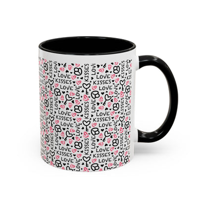 Love and Kisses Coffee Mug (11 oz)