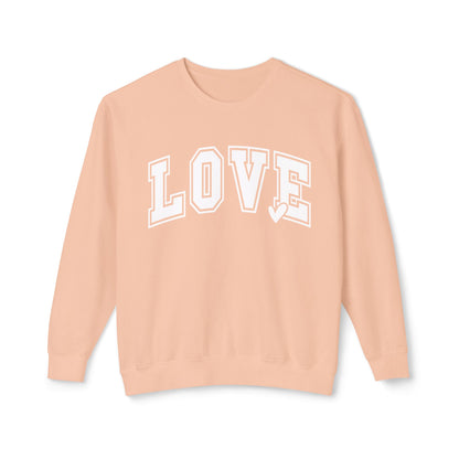 Love Unisex Lightweight Crewneck Sweatshirt