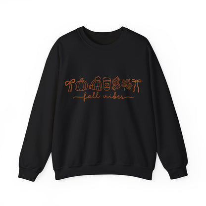 Embroidered Fall Vibes Sweatshirt