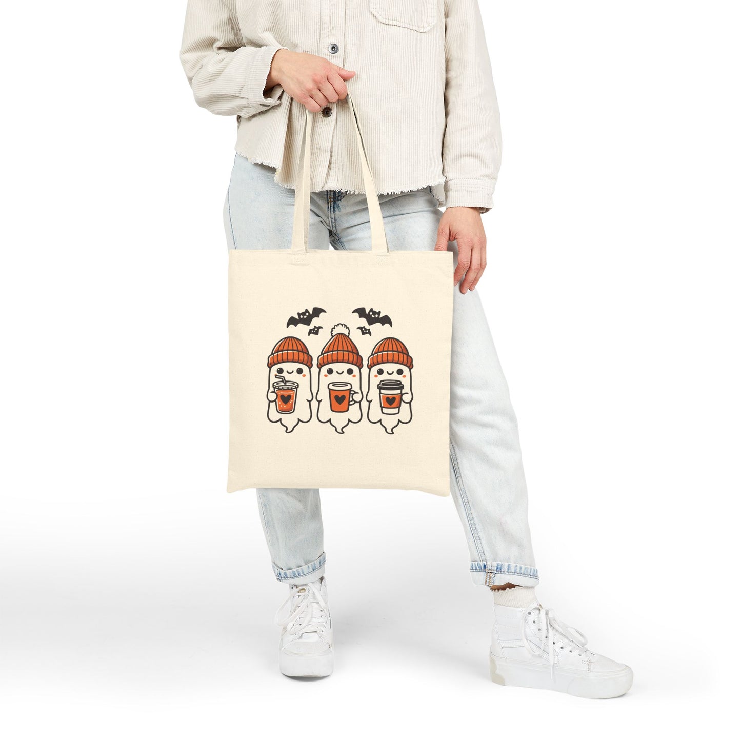 Whimsical Ghosts Halloween Tote Bag