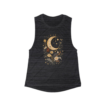 Celestial Floral Women's Flowy Muscle Tank