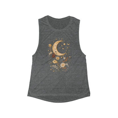 Celestial Floral Women's Flowy Muscle Tank