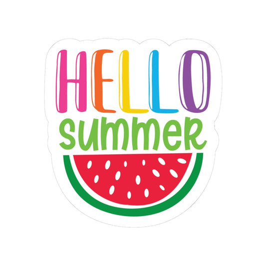 Colorful Summer Kiss-Cut Stickers