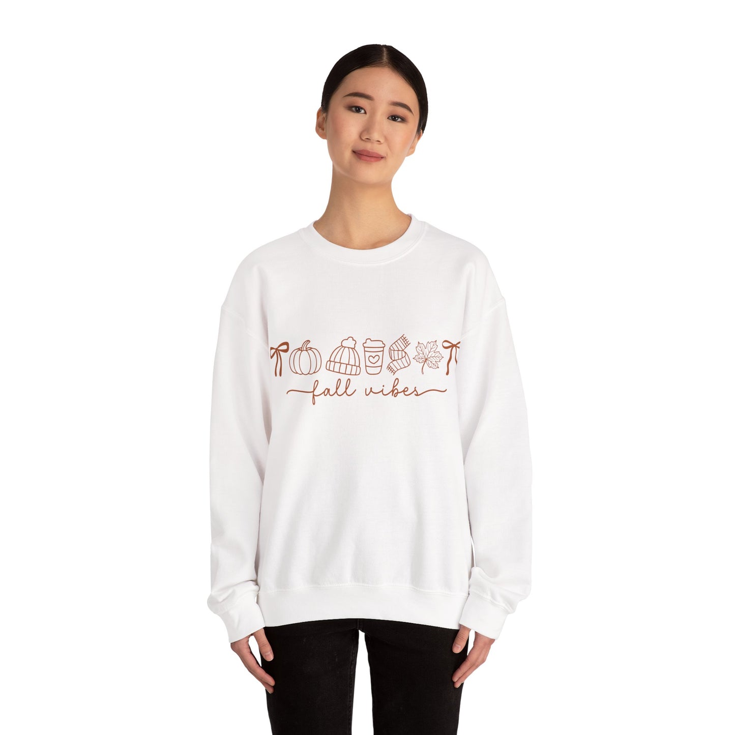 Embroidered Fall Vibes Sweatshirt
