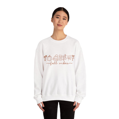 Embroidered Fall Vibes Sweatshirt