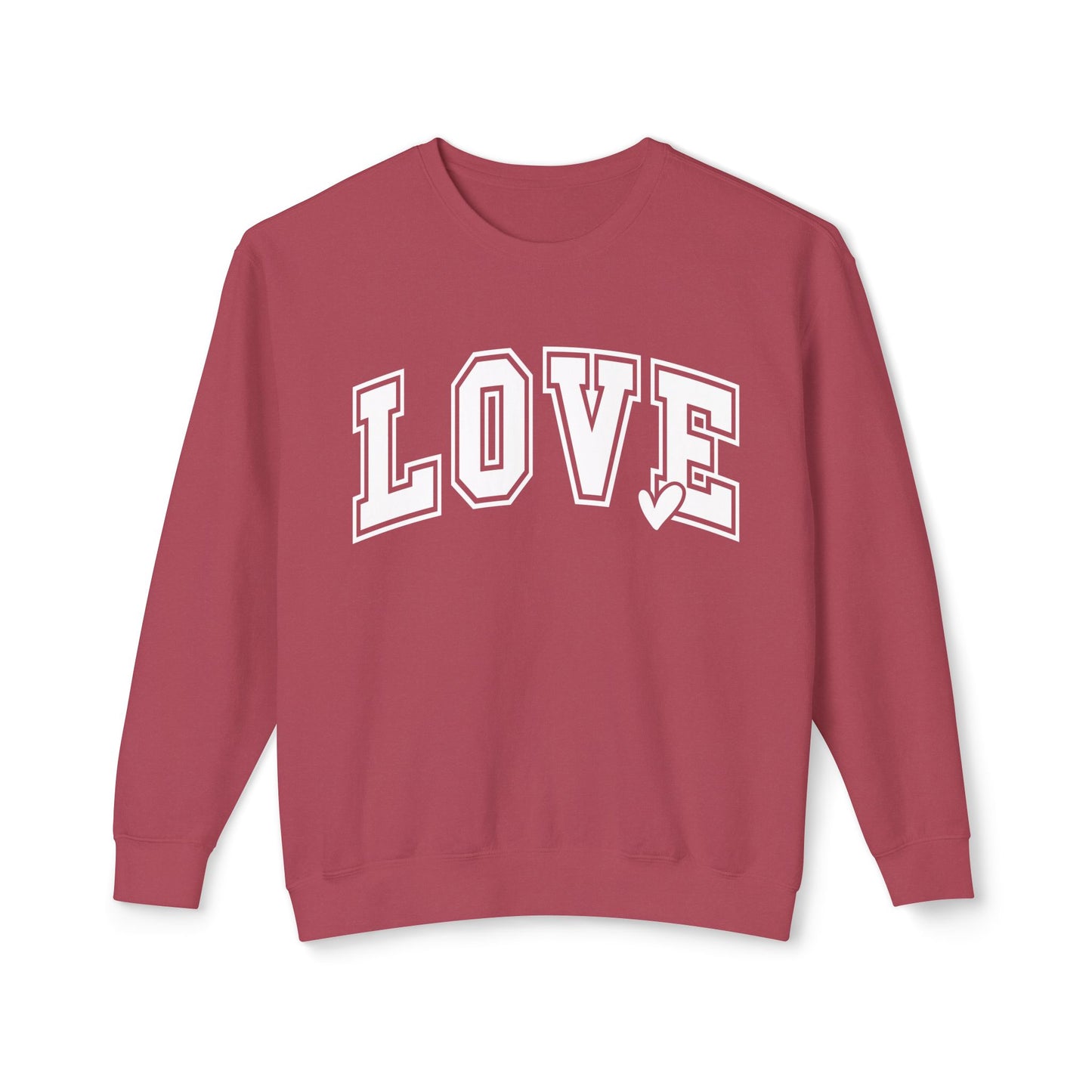 Love Unisex Lightweight Crewneck Sweatshirt