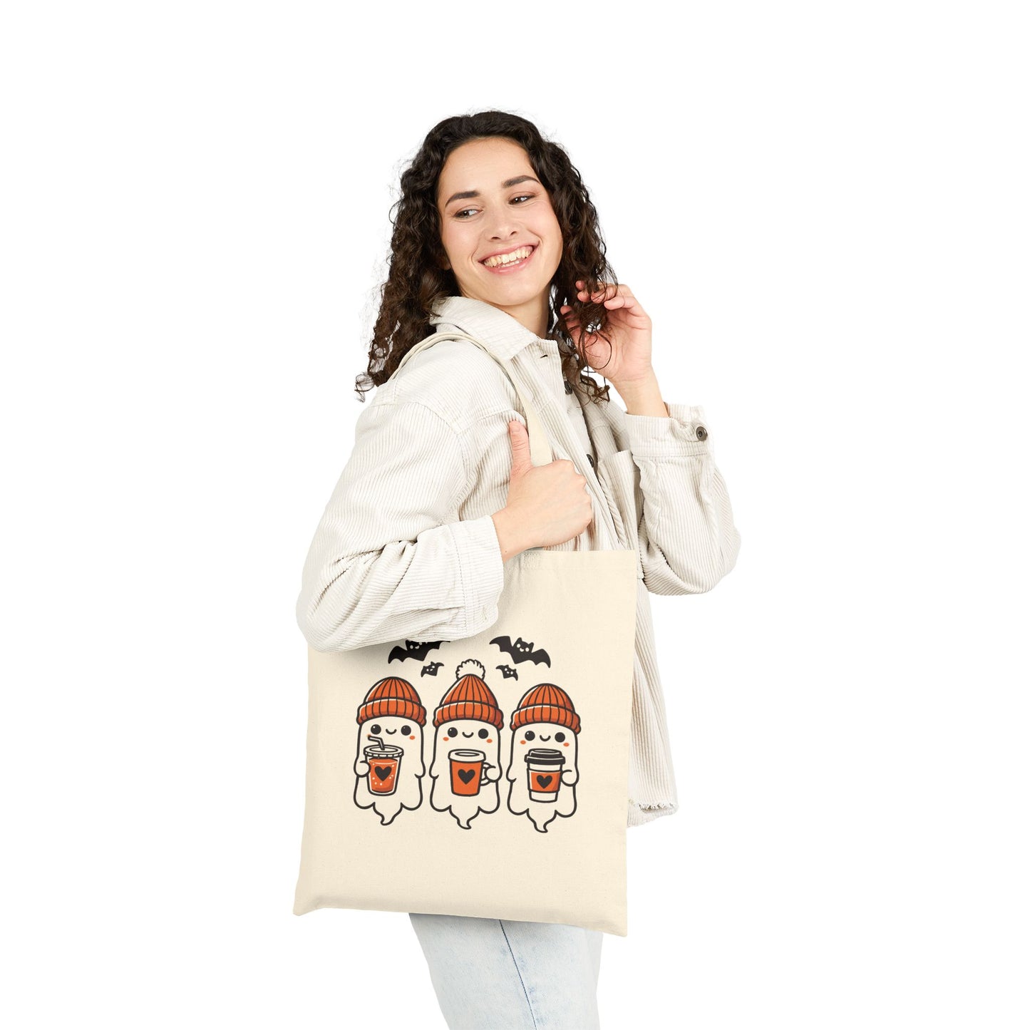 Whimsical Ghosts Halloween Tote Bag