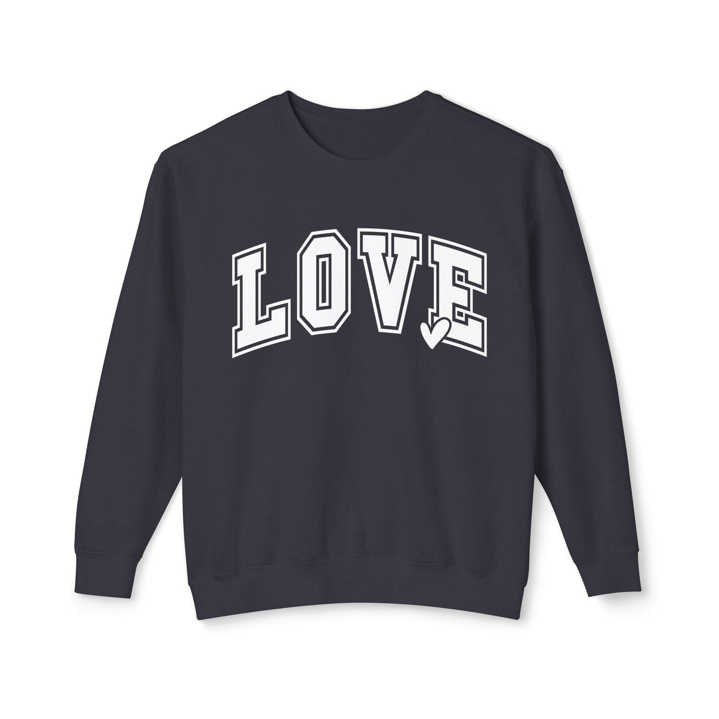 Love Unisex Lightweight Crewneck Sweatshirt