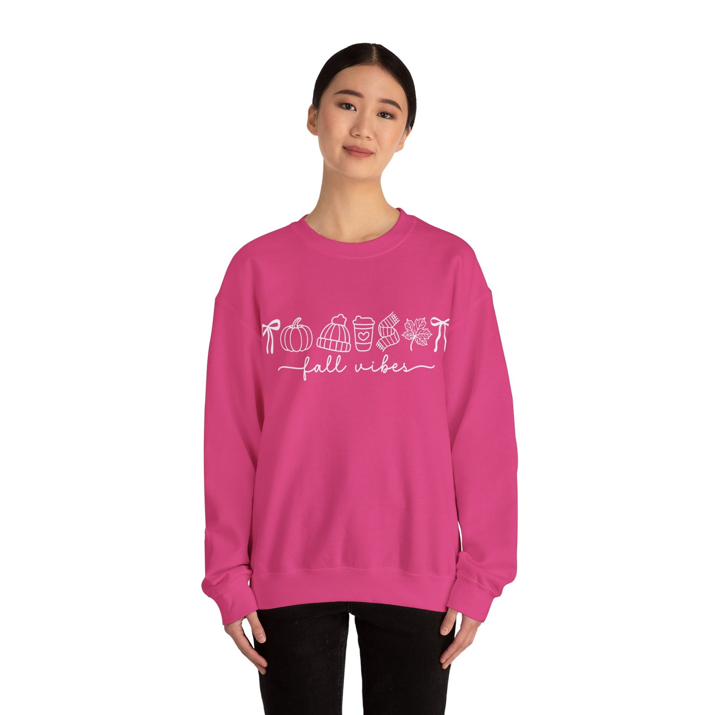 Embroidered Fall Vibes Sweatshirt