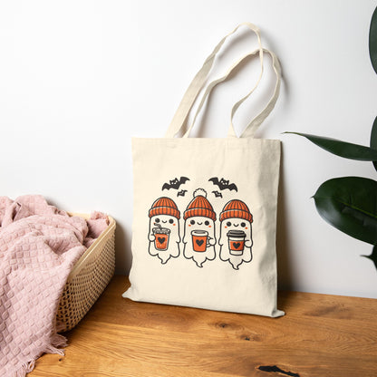 Whimsical Ghosts Halloween Tote Bag