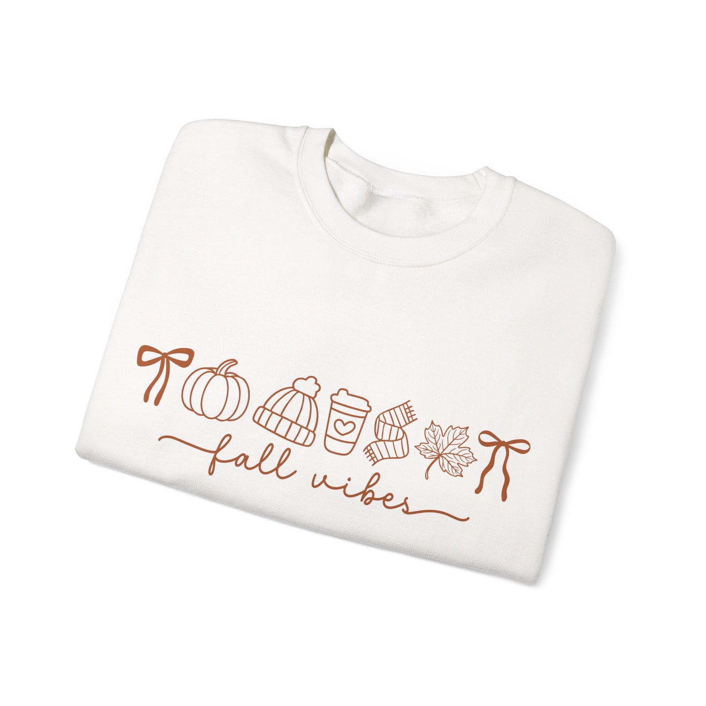 Embroidered Fall Vibes Sweatshirt