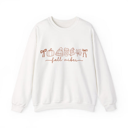 Embroidered Fall Vibes Sweatshirt