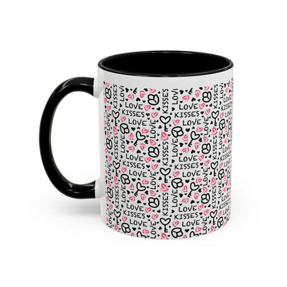 Love and Kisses Coffee Mug (11 oz)