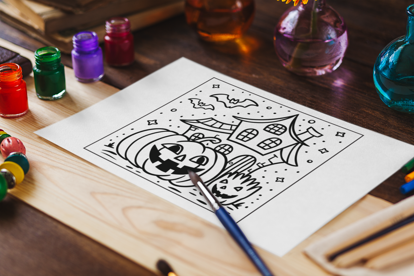 Halloween Coloring Book Vol. 1