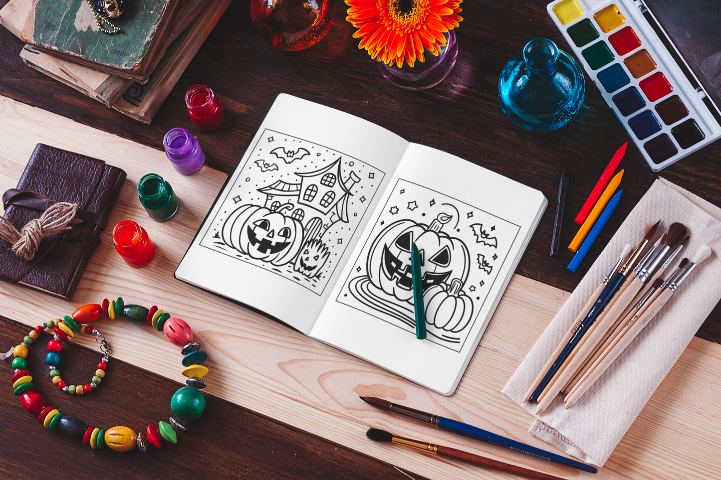 Halloween Coloring Book Vol. 1