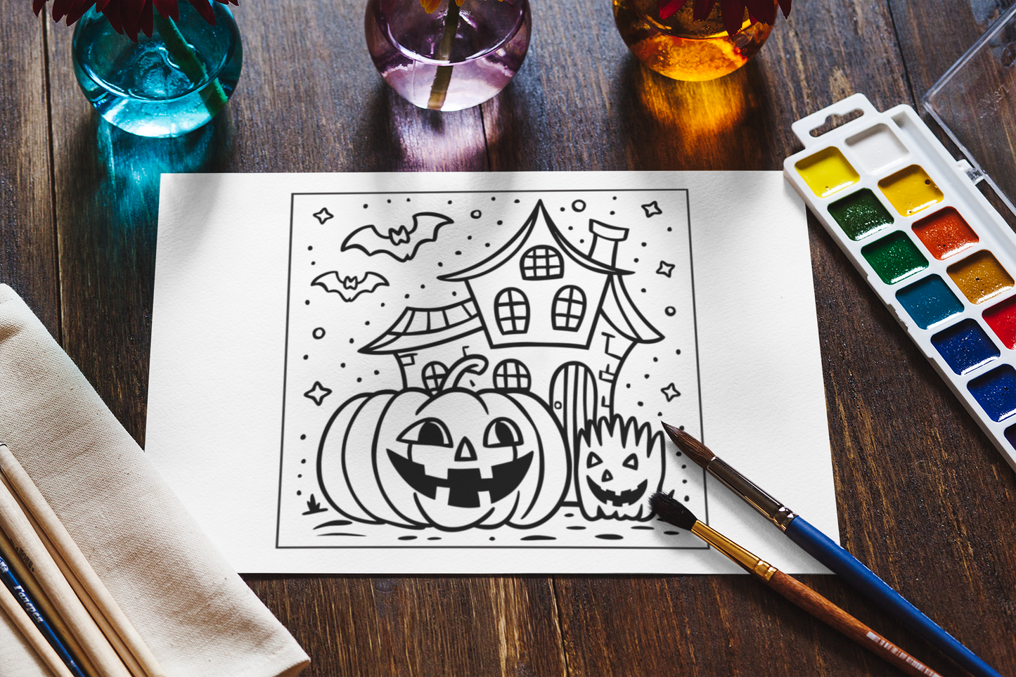 Halloween Coloring Book Vol. 1